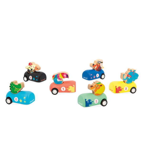 Janod Janod Applepop - Auto's pull-back