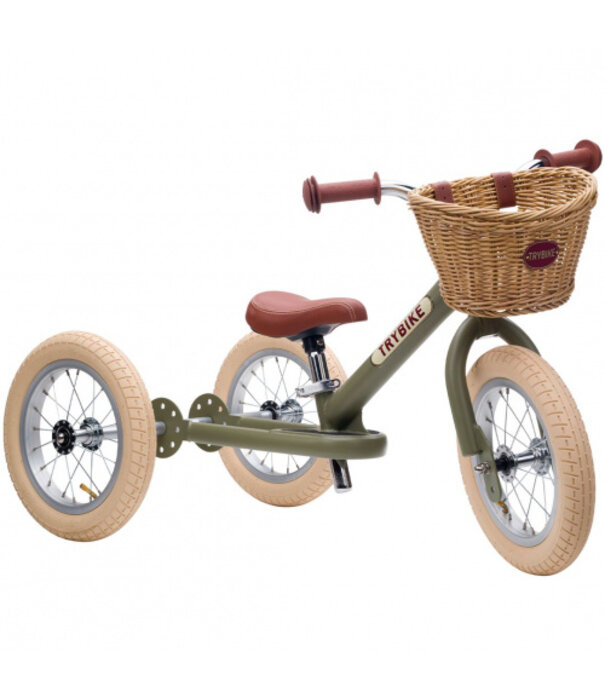 Trybike Trybike loopfiets 2 in 1 - Mat Groen