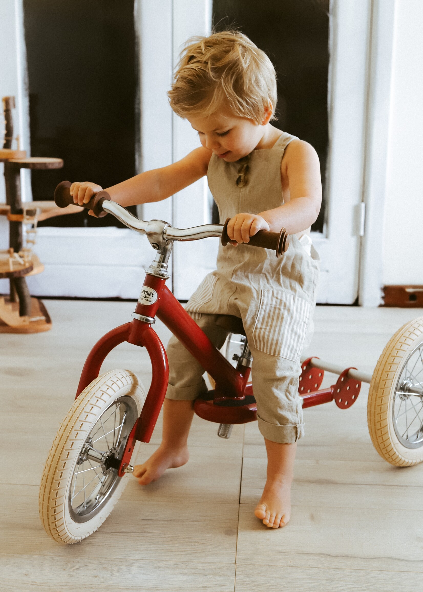 Trybike Trybike loopfiets 2 in 1 - Mat Rood