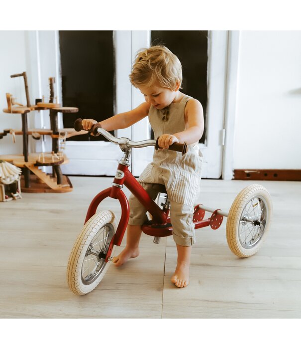 Trybike Trybike loopfiets 2 in 1 - Mat Rood