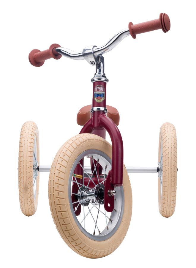 Trybike loopfiets 2 in 1 - Mat Rood