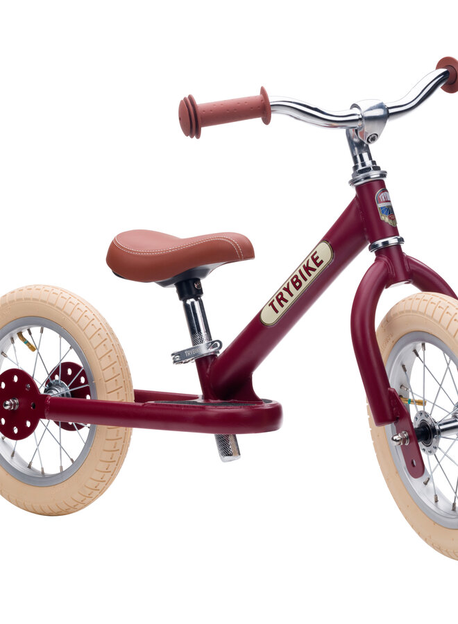 Trybike loopfiets 2 in 1 - Mat Rood