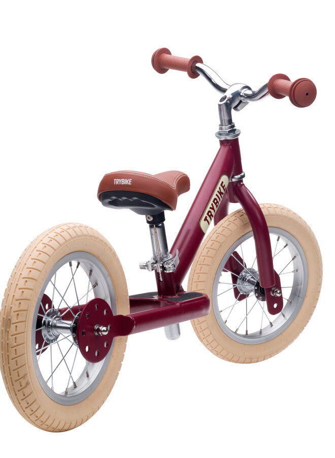 Trybike loopfiets 2 in 1 - Mat Rood