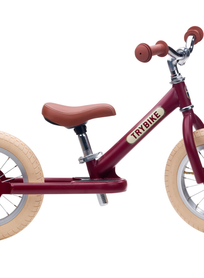 Trybike loopfiets 2 in 1 - Mat Rood