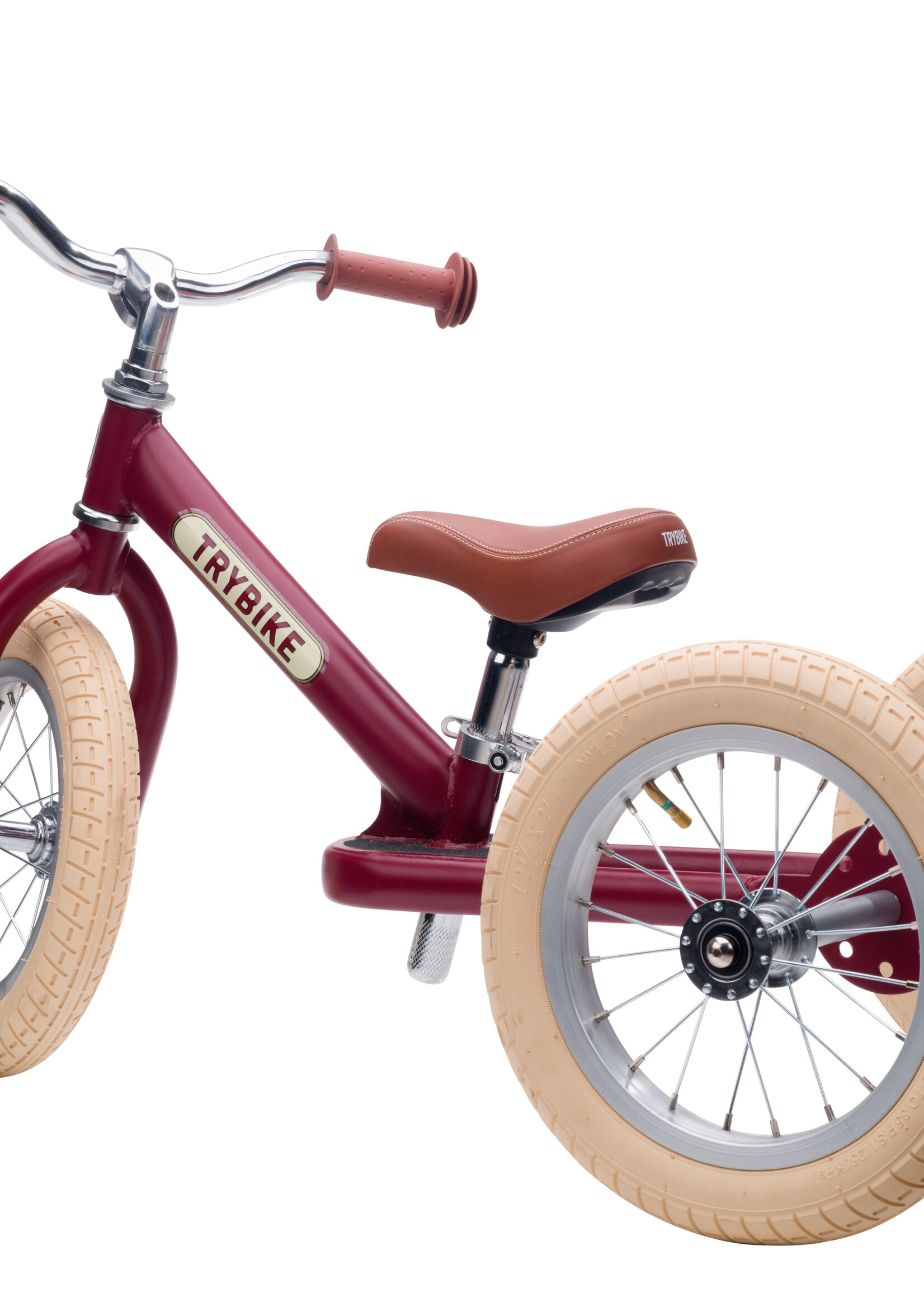 Trybike Trybike loopfiets 2 in 1 - Mat Rood