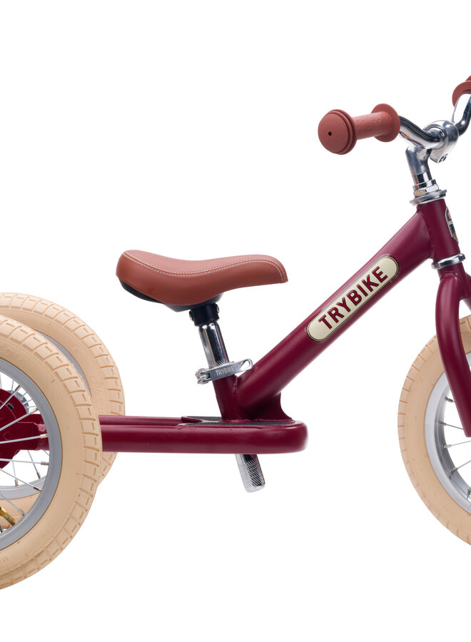 Trybike loopfiets 2 in 1 - Mat Rood