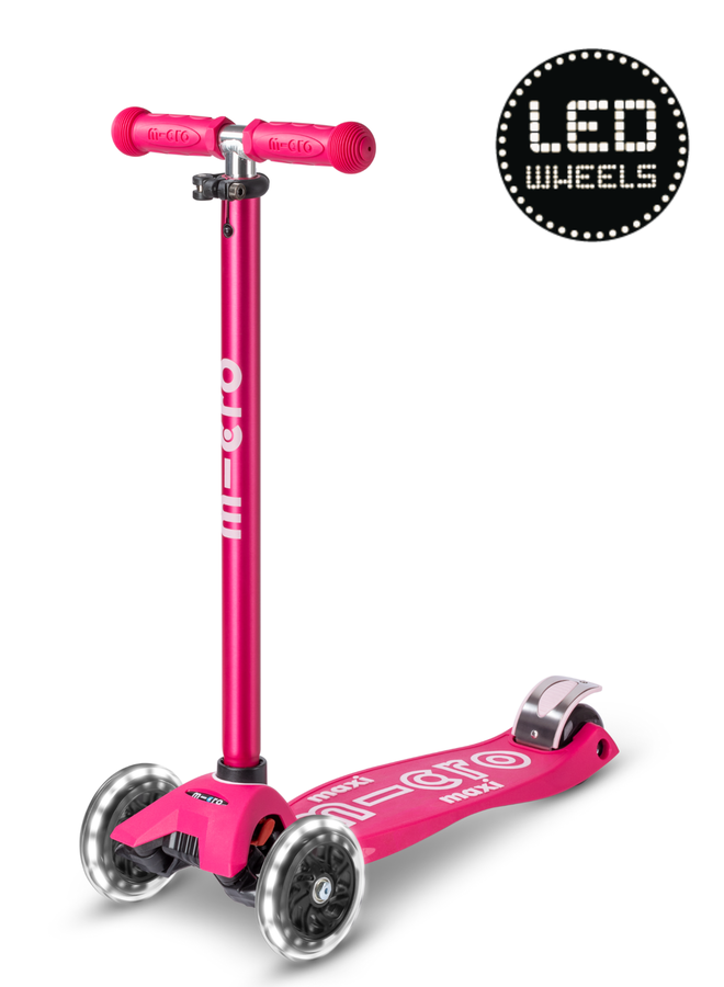 Micro Step - Maxi Deluxe Led - Roze