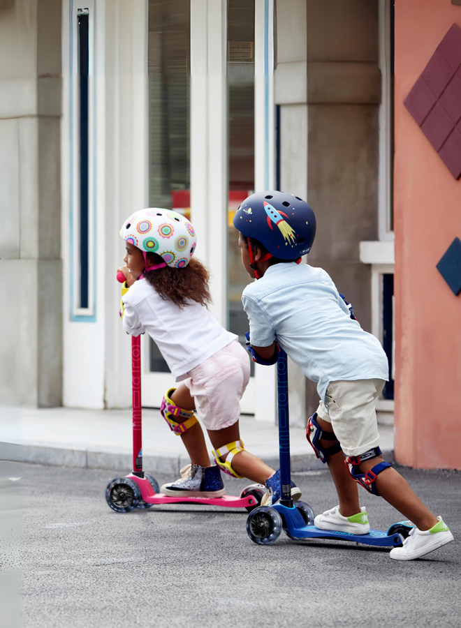 Micro Step - Maxi Deluxe Led - Roze