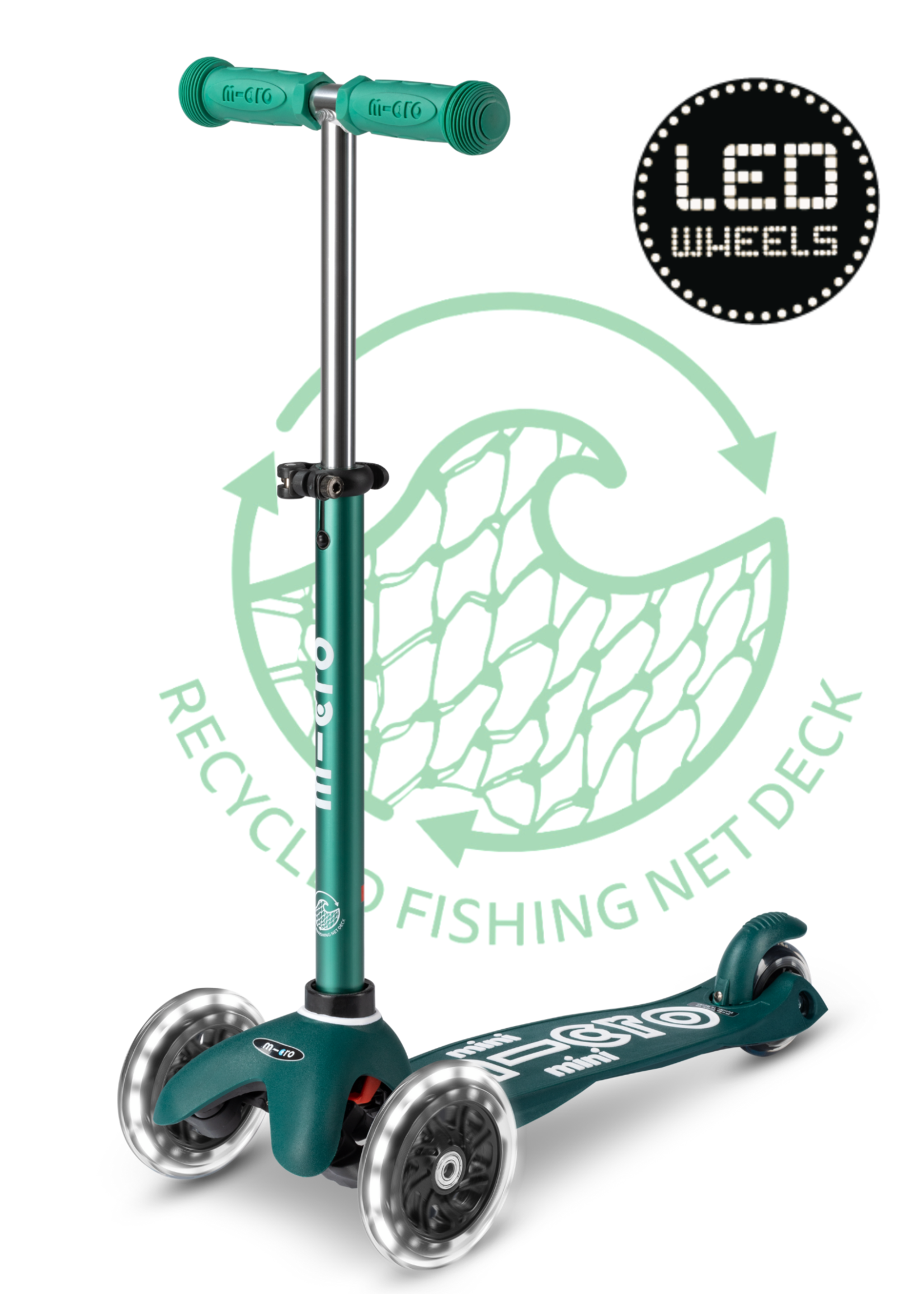 Micro Step Micro Step - Mini Deluxe Eco Led - Groen