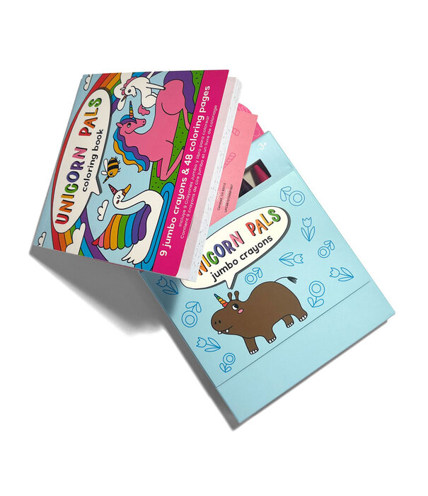 Ooly Ooly - Carry Along Crayons & Coloring book - Unicorns