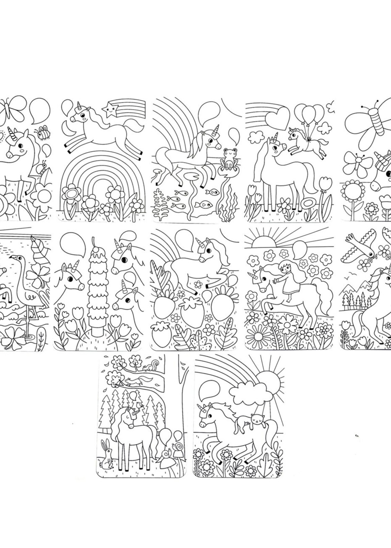 Ooly Ooly - Undercover Art Hidden Patterns - Unicorn