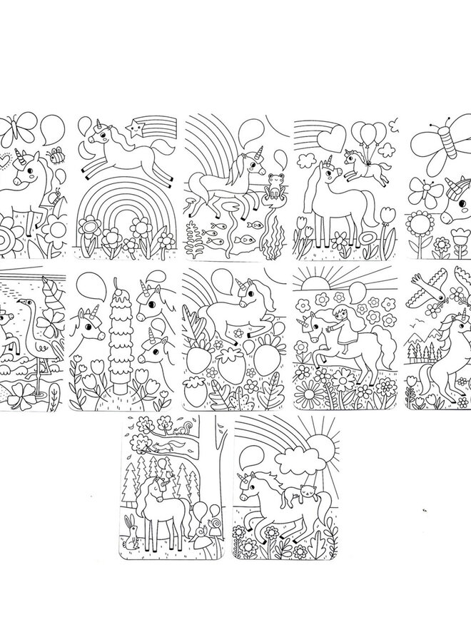 Ooly - Undercover Art Hidden Patterns - Unicorn