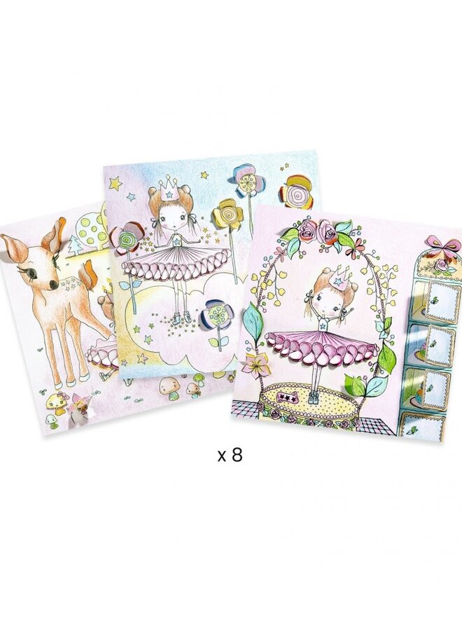 Djeco - Kleurplaten die verrassen - De deurtjes van Pupi