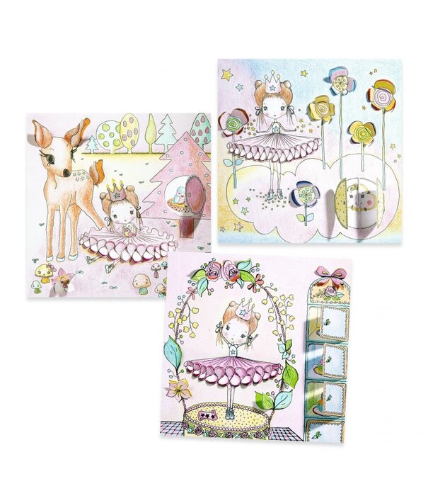 Djeco Djeco - Kleurplaten die verrassen - De deurtjes van Pupi