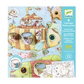 Djeco - Kleurplaten die verrassen - De reis van Malo