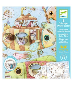 Djeco - Kleurplaten die verrassen - De reis van Malo