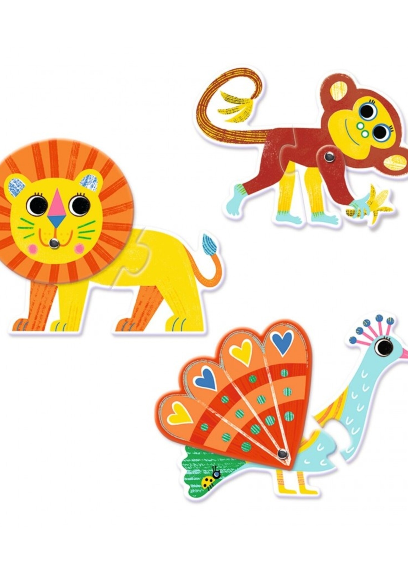 Djeco Djeco - Puzzle Duo - Animals