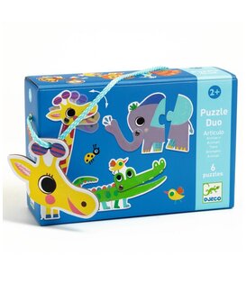 Djeco - Puzzle Duo - Animals