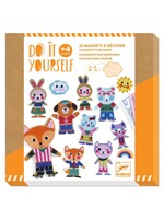 Djeco Djeco - Magnets DIY - Funky family