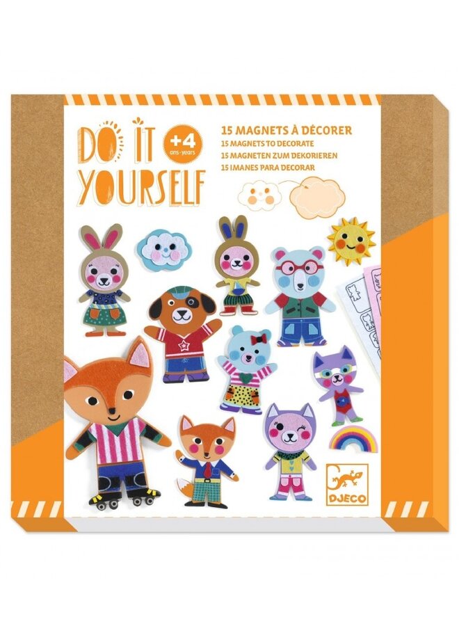 Djeco - Magnets DIY - Funky family