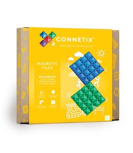 Connetix - Rainbow - blue & Green Base plate