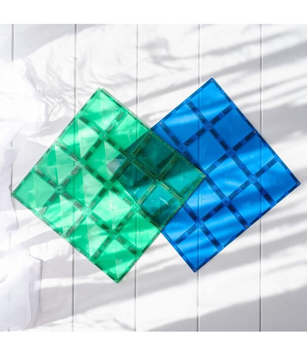 Connetix Connetix - Rainbow - blue & Green Base plate