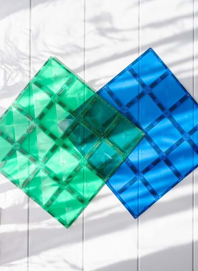 Connetix - Rainbow - blue & Green Base plate