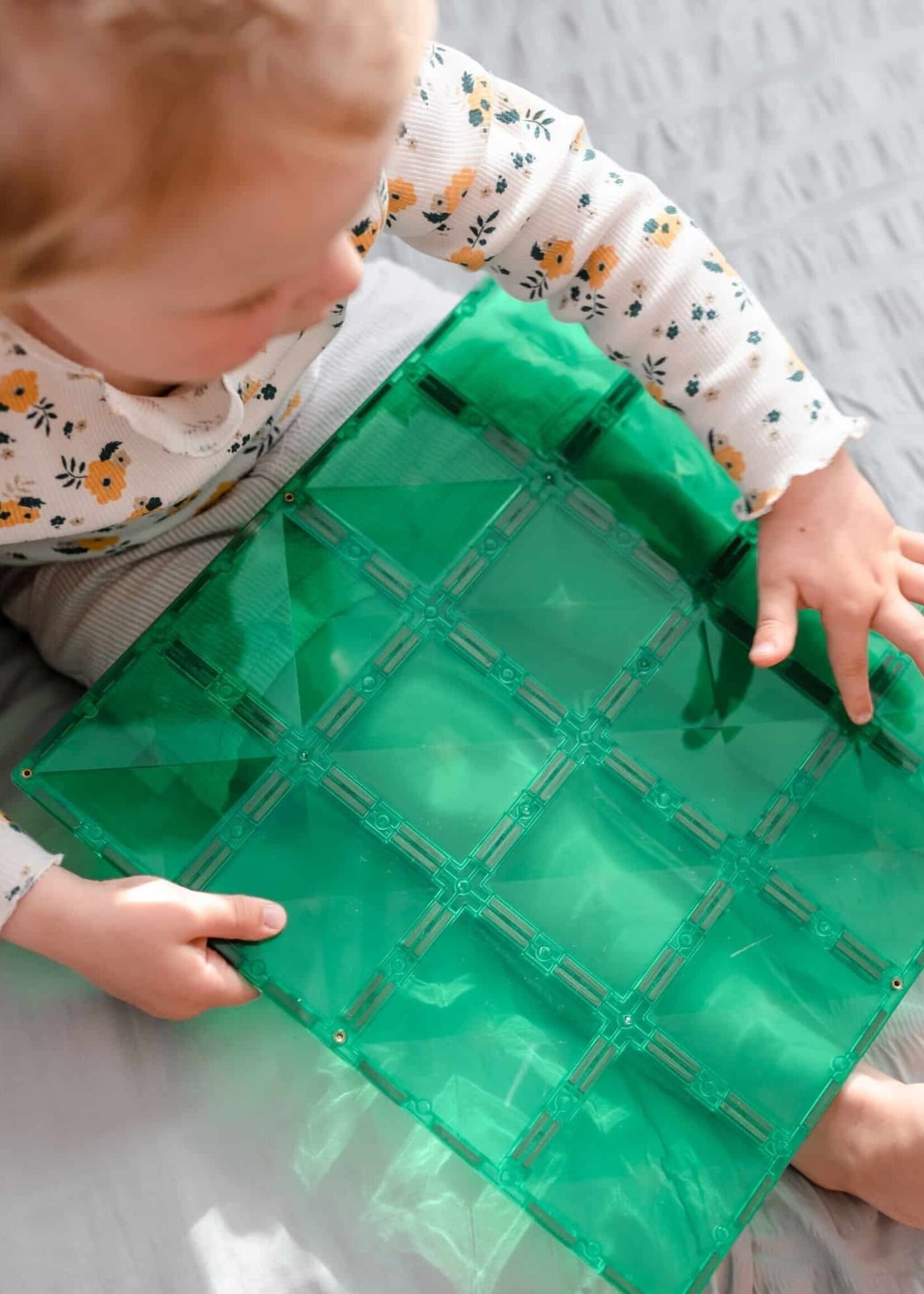 Connetix Connetix - Rainbow - blue & Green Base plate