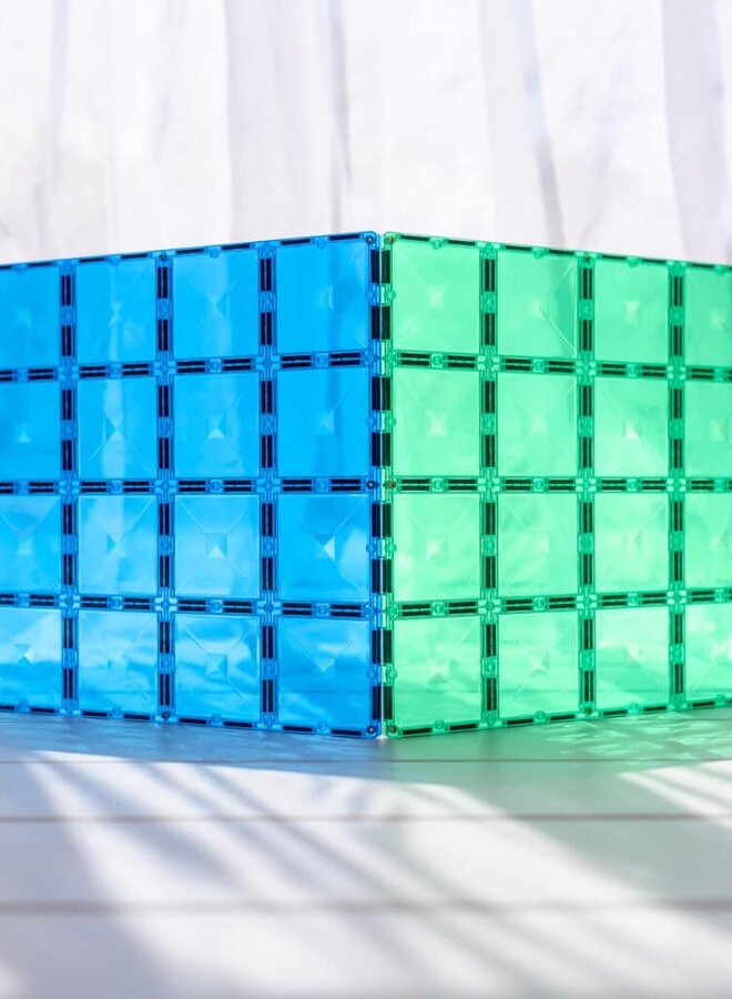 Connetix - Rainbow - blue & Green Base plate