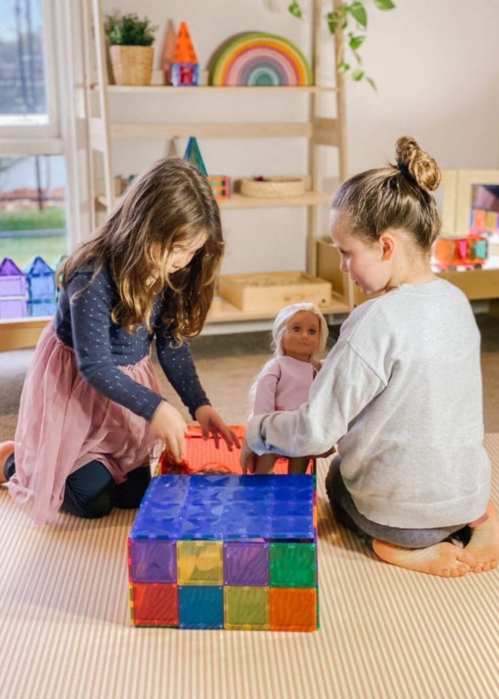 Connetix Connetix - Rainbow - blue & Green Base plate