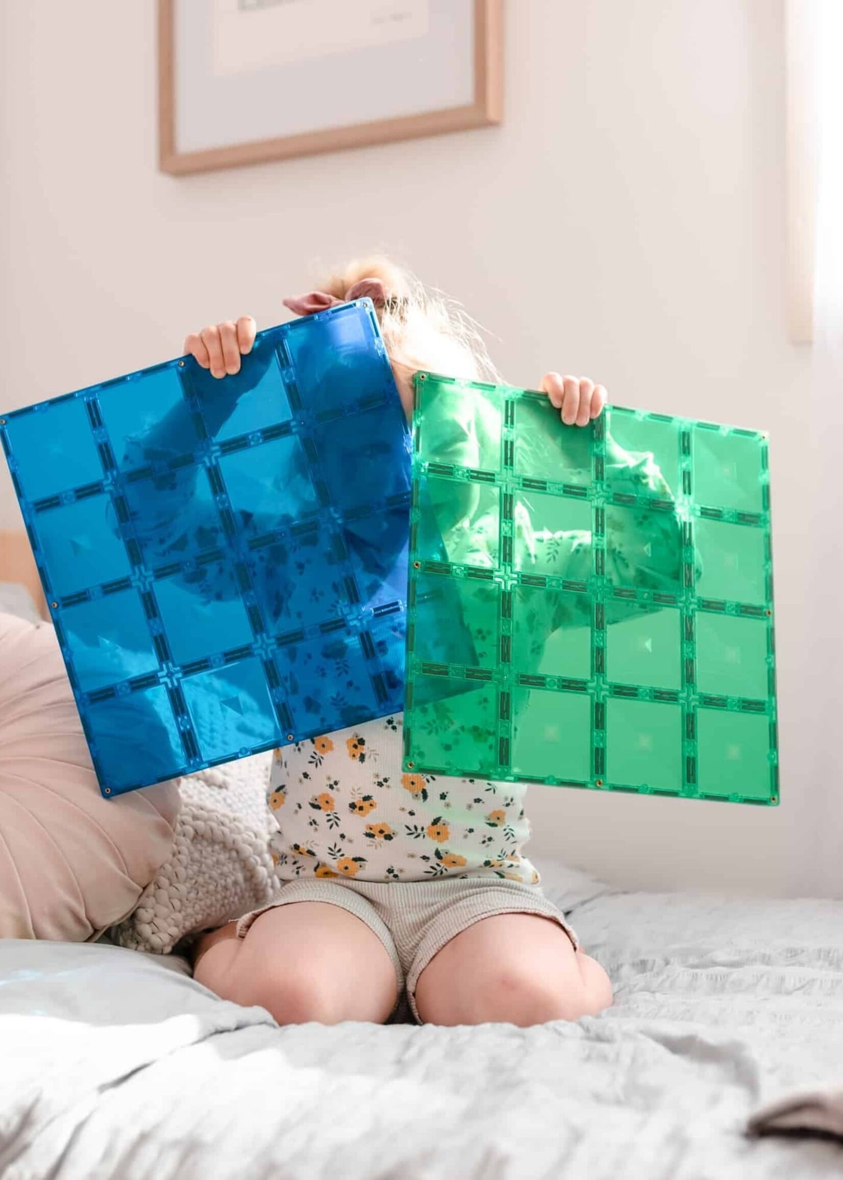 Connetix Connetix - Rainbow - blue & Green Base plate