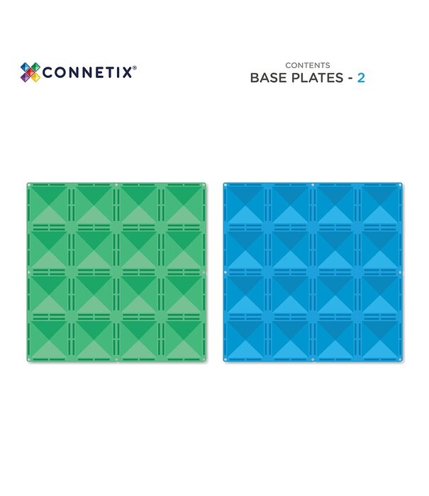 Connetix Connetix - Rainbow - blue & Green Base plate