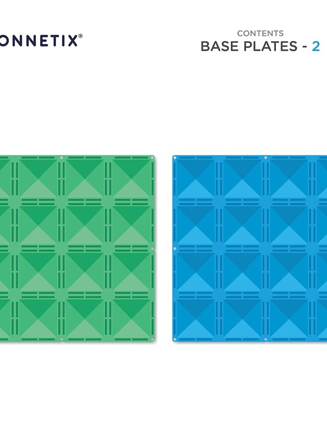 Connetix - Rainbow - blue & Green Base plate