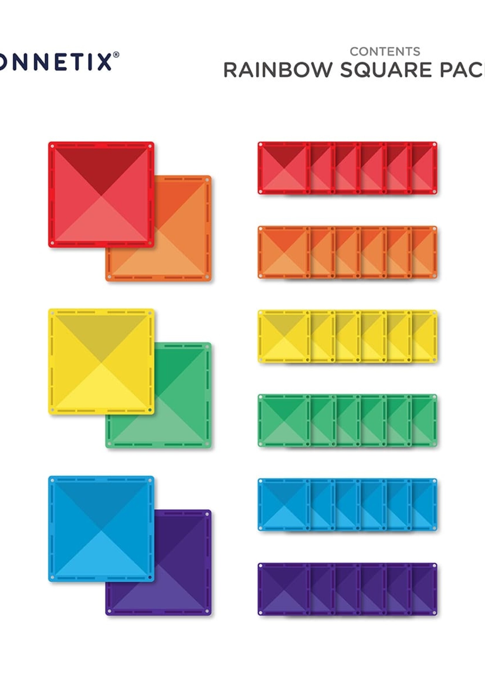 Connetix Connetix - Rainbow - Square pack  42PC