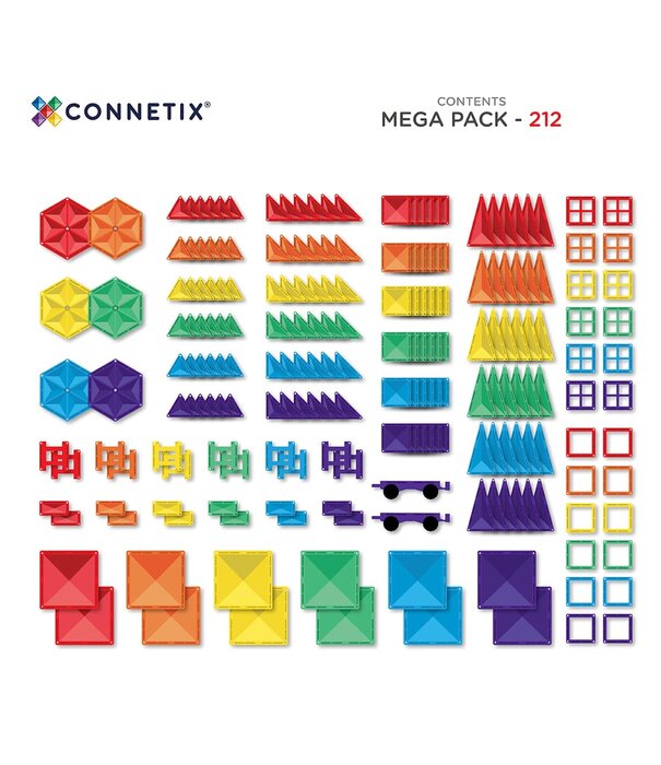 Connetix Connetix - Rainbow - Mega pack 212 PC