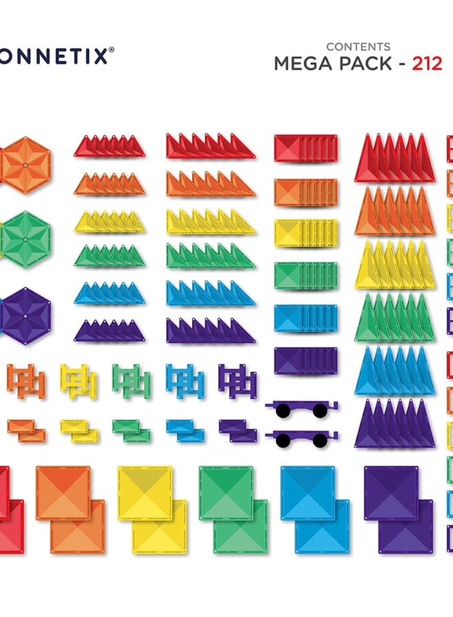 Connetix - Rainbow - Mega pack 212 PC