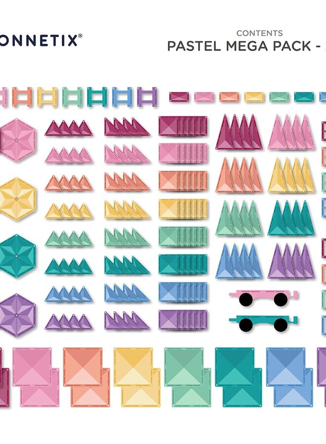 Connetix - Pastel - Mega Pack 202 PC