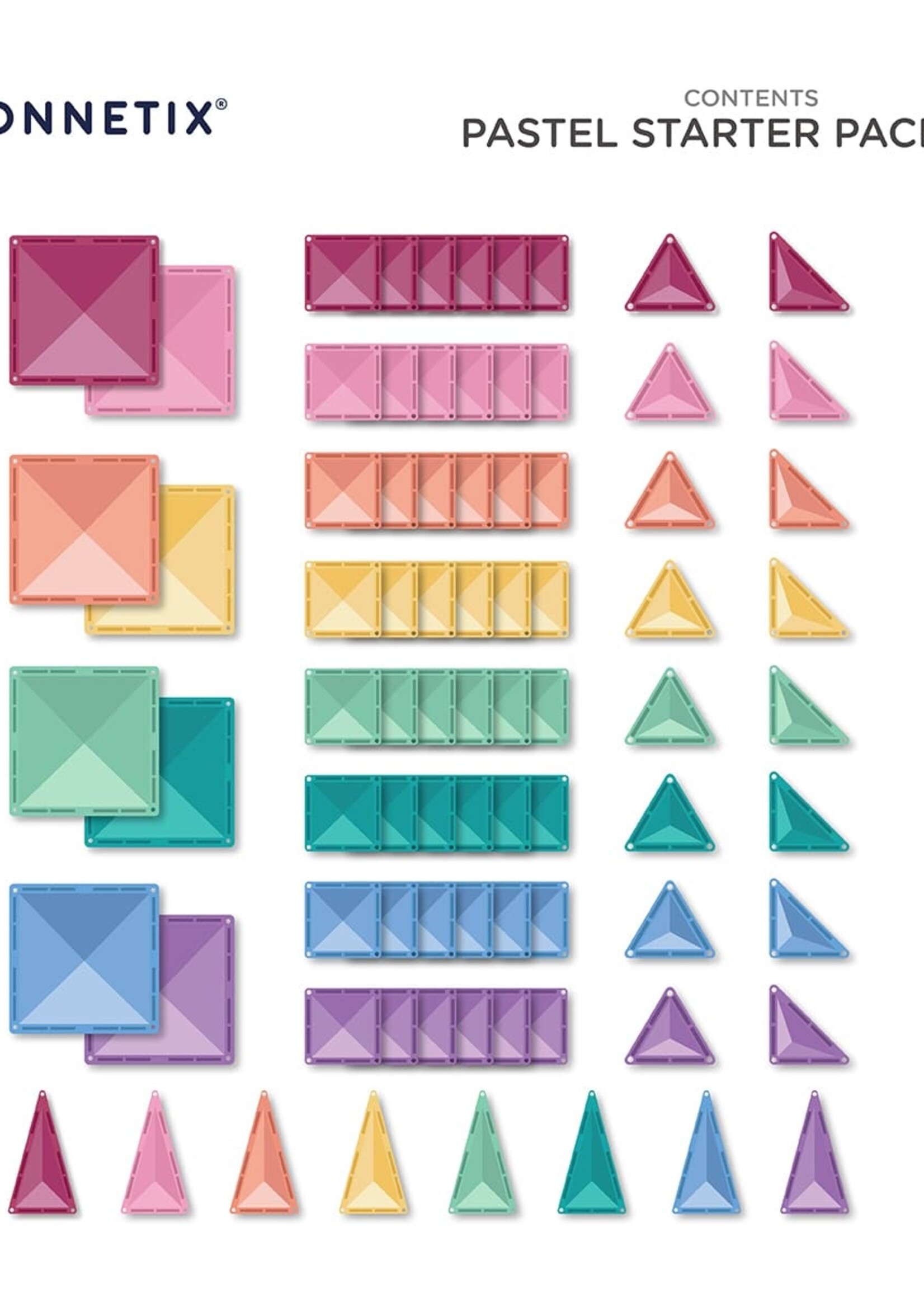 Connetix Connetix - Pastel - Starter Pack 64 PC