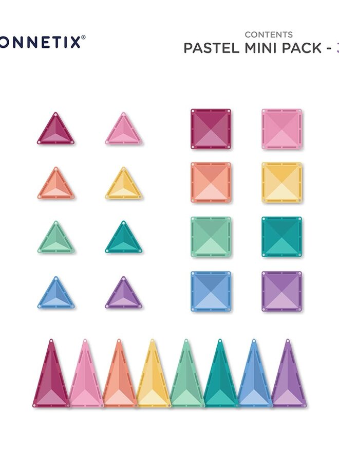 Connetix - Pastel - Mini Pack 32 PC