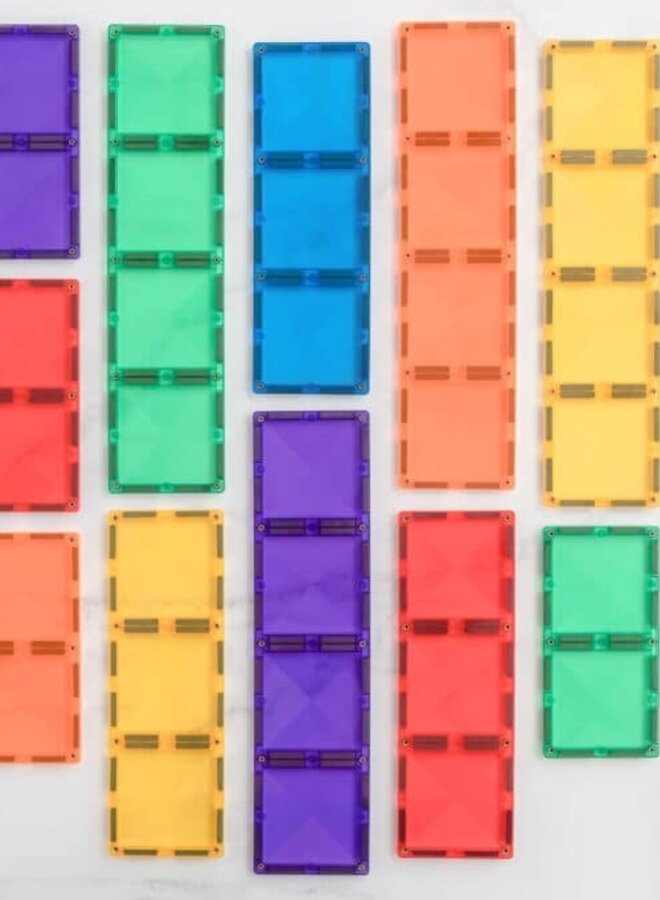 Connetix - Rainbow - Rectangle pack 18 pc