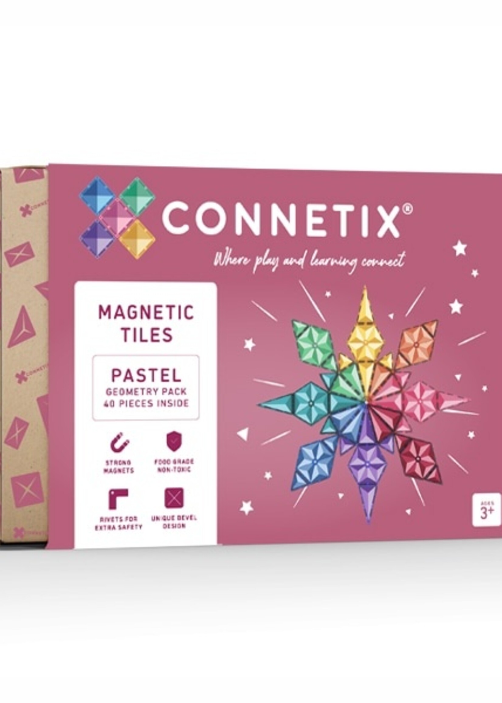 Connetix Connetix - Pastel - Geometry Pack 40 PC