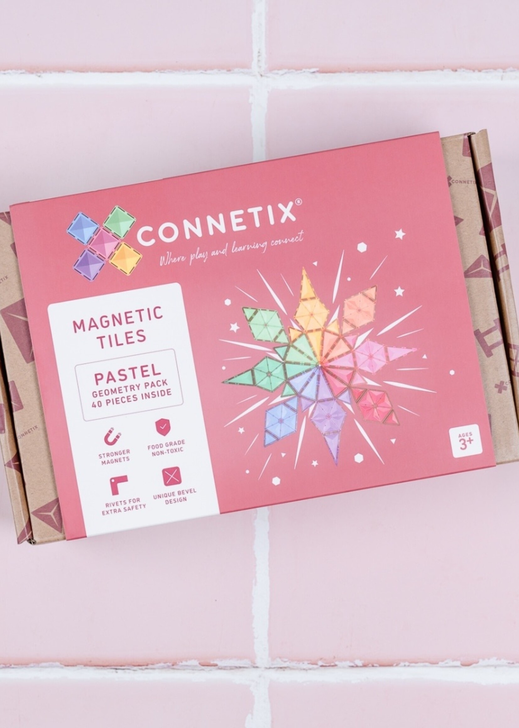 Connetix Connetix - Pastel - Geometry Pack 40 PC
