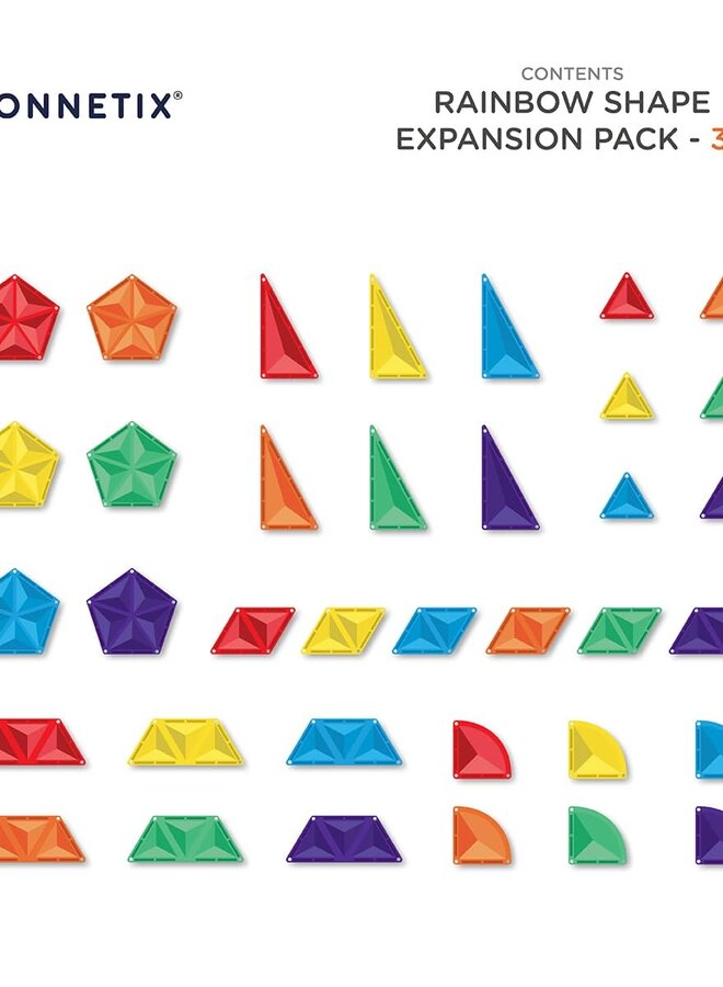 Connetix - Rainbow - Shape Expansion pack 36PC