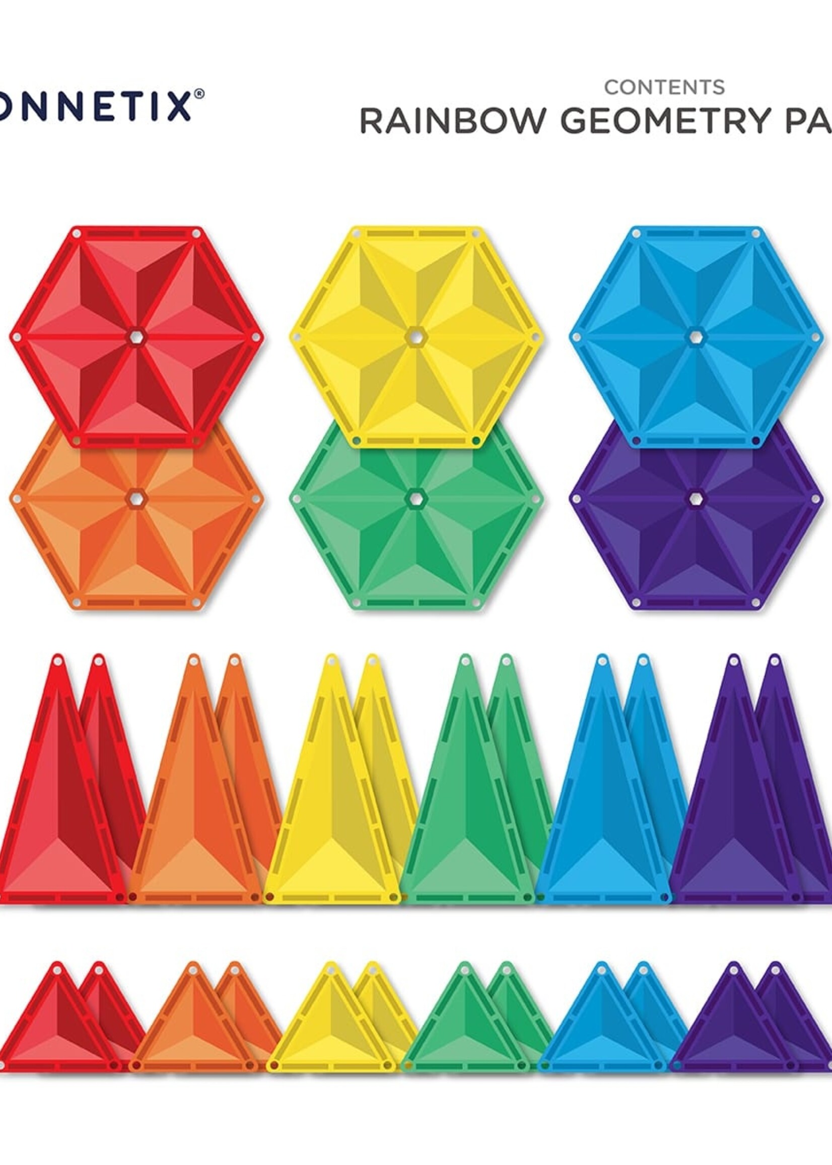 Connetix Connetix - Rainbow - Geometry Pack 30 PC