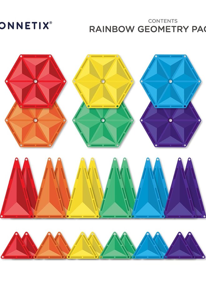 Connetix - Rainbow - Geometry Pack 30 PC