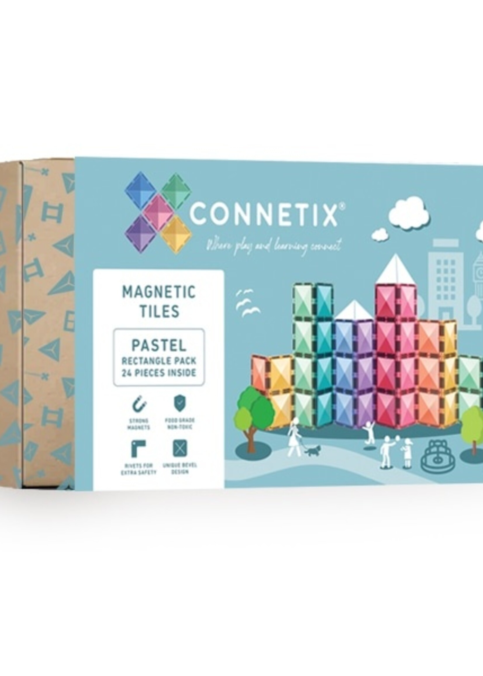 Connetix Connetix - Pastel - Rectangle Pack 24 PC