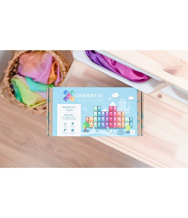 Connetix Connetix - Pastel - Rectangle Pack 24 PC