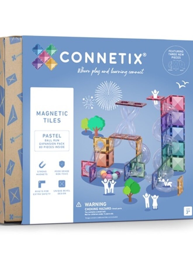 Connetix - Pastel - Ballrun Expension Pack 80 PC