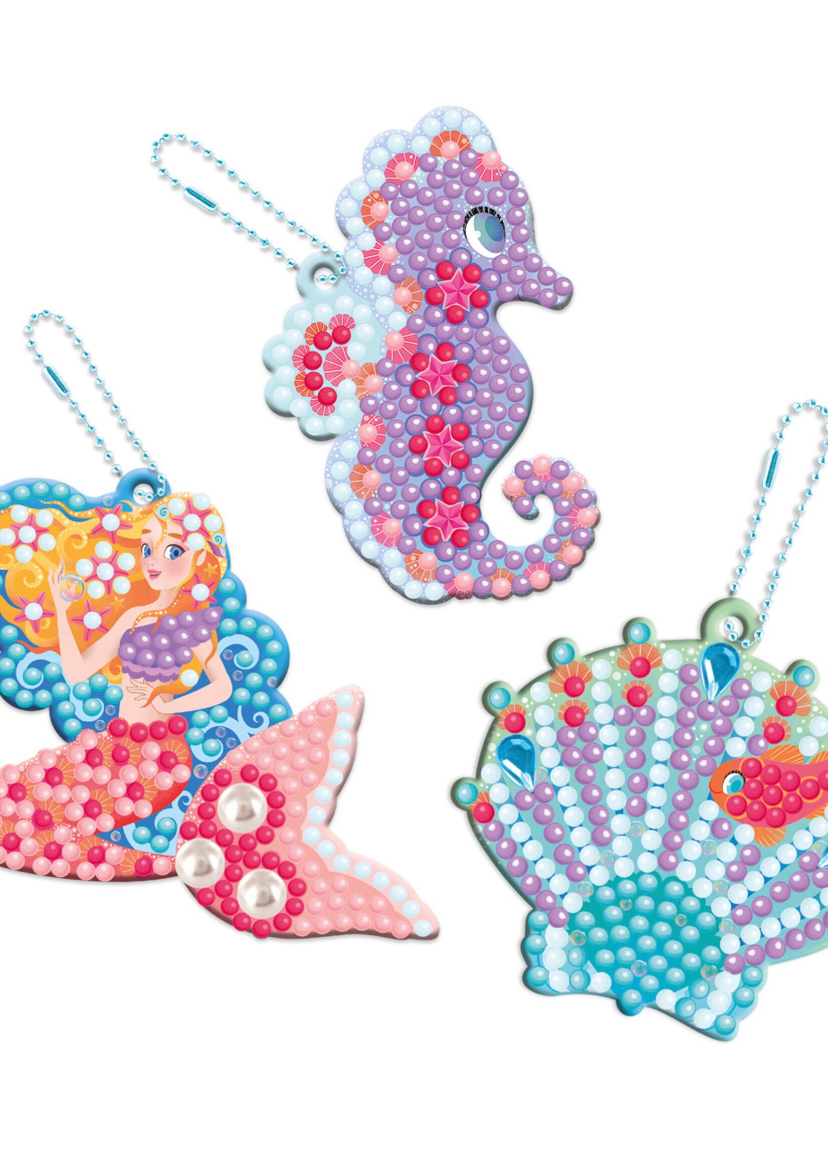 Janod Janod - Magic ocean - Sleutelhangers met diamond painting