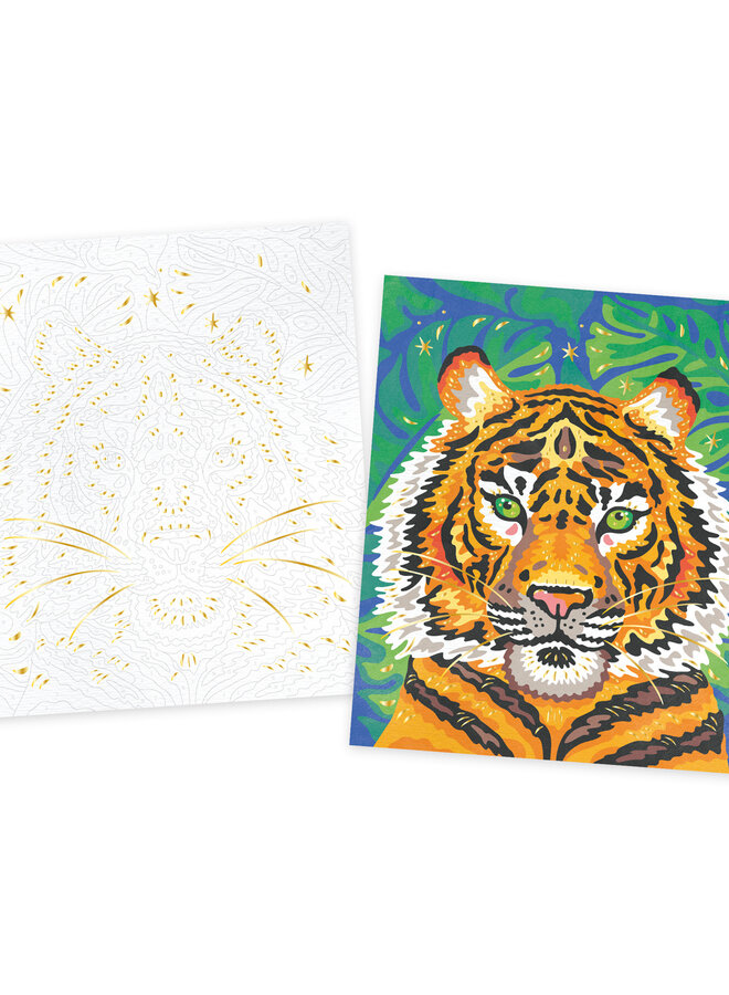 Janod - Atelier - Verven op nummer katachtigen